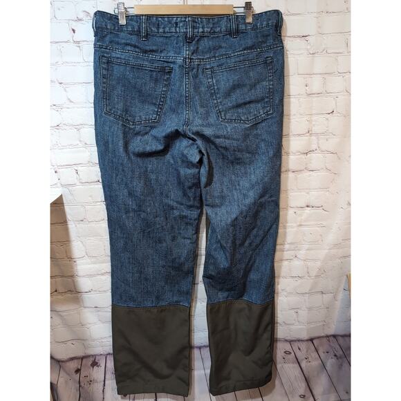 Cabela's Brush Pants Men's 34 X 32 Roughneck Upland Hunting Double Knee Jeans - Picture 8 of 10